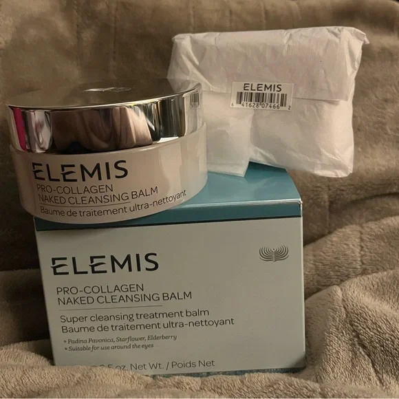 ELEMIS PRO-COLLAGEN HYDRATING CLEANSING BALM w/ CLOTH Full Size 3.5oz NIB - Picture 1 of 6